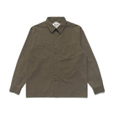 Paneled Workshirt in Olive