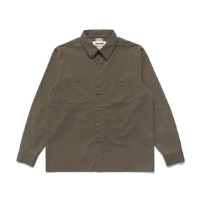 Paneled Workshirt in Olive