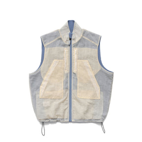 Trail Mix Reversible Vest in Ice