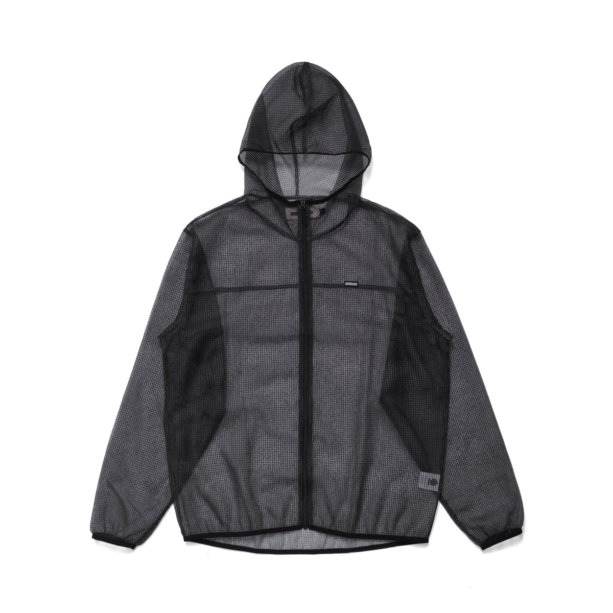 Net Parka in Black
