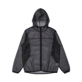 Net Parka in Black