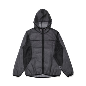 Net Parka in Black