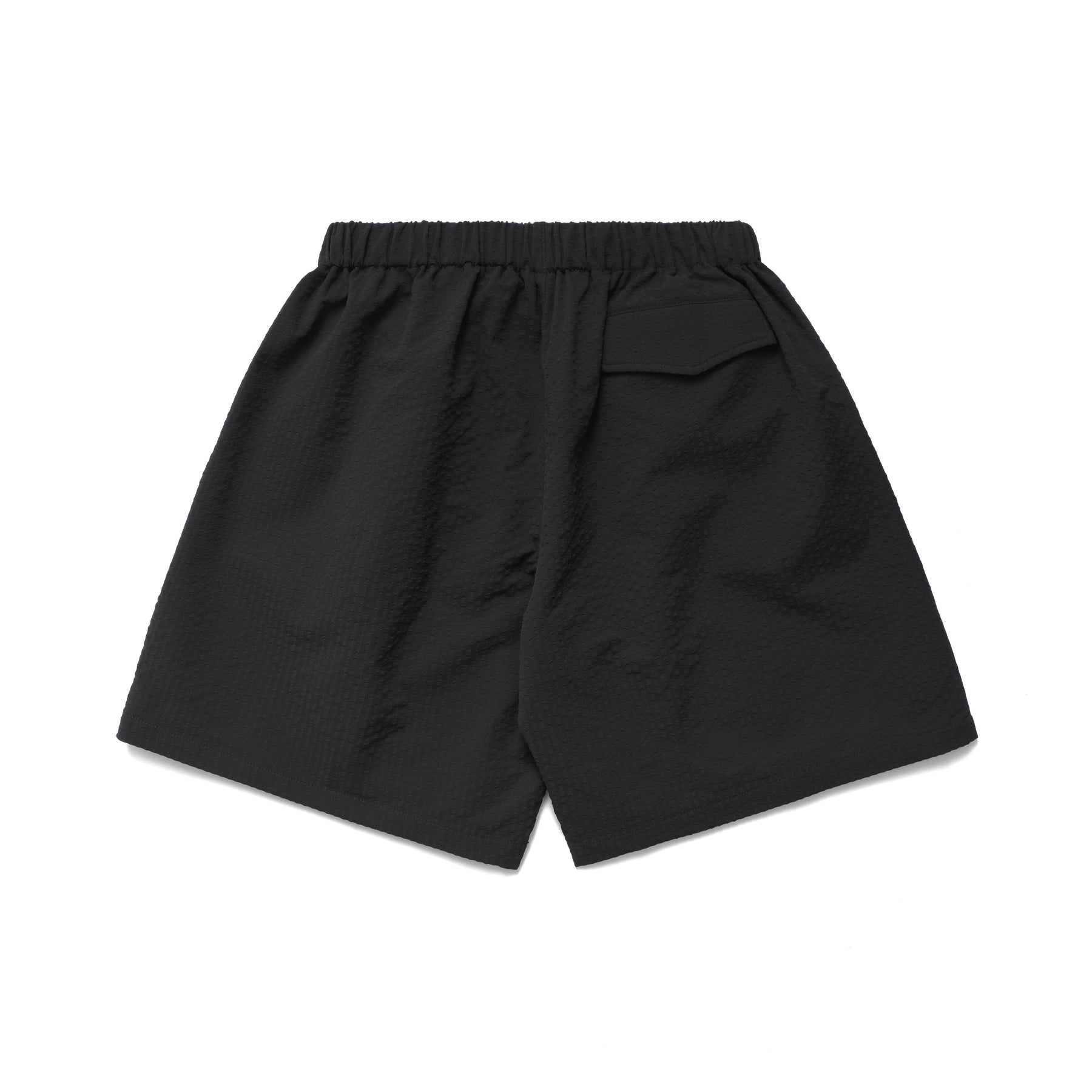Seersucker Spa Short in Black