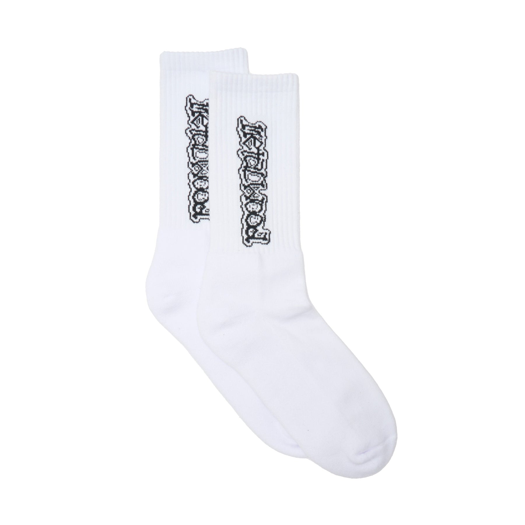 Dewey Crew Sock in White