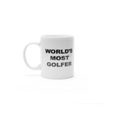 World's Most Golfer Mug