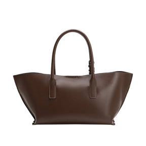 Astrid Espresso Recycled Vegan Leather Tote Bag