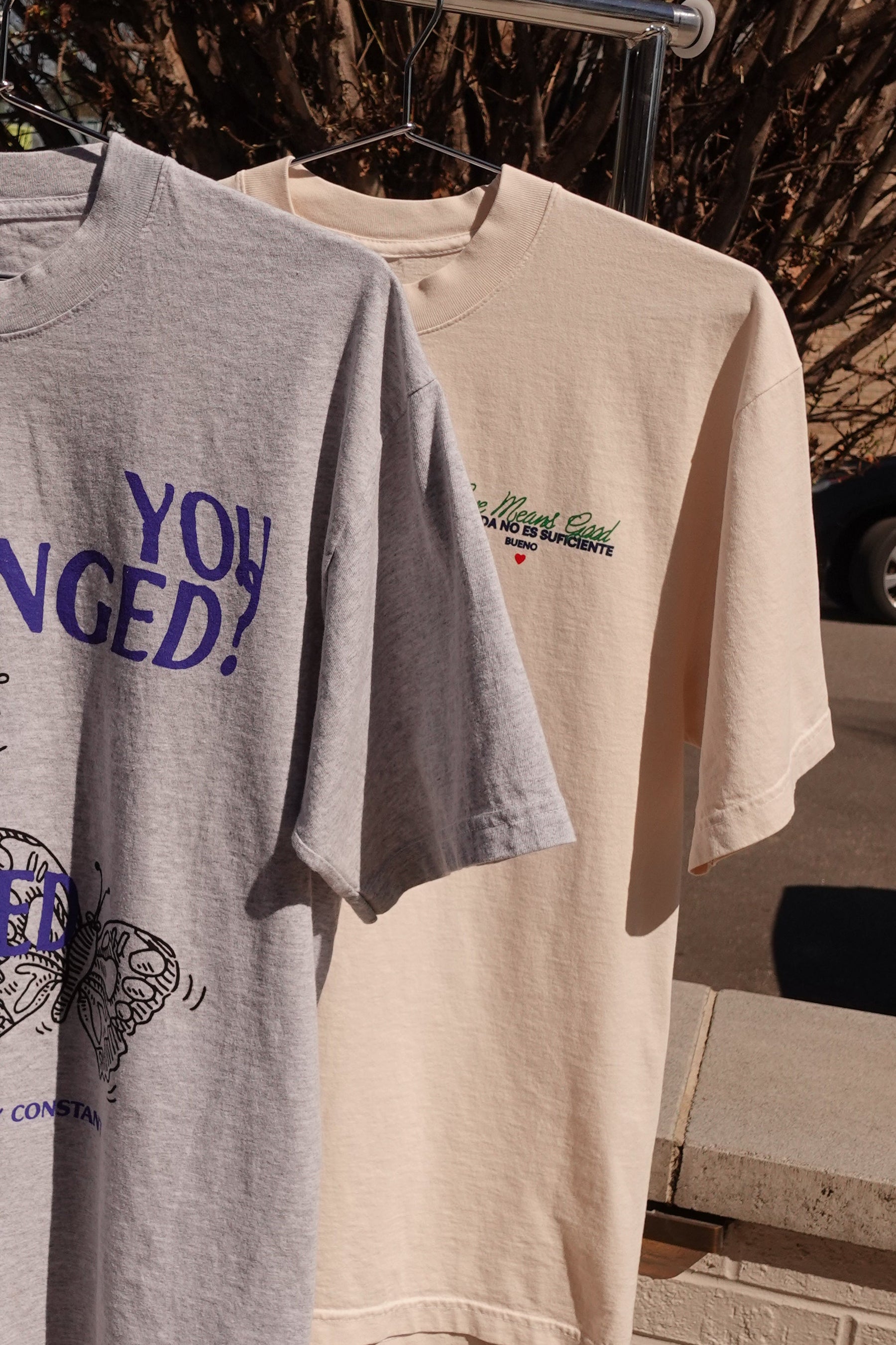 Worth Waiting Tee in Cream