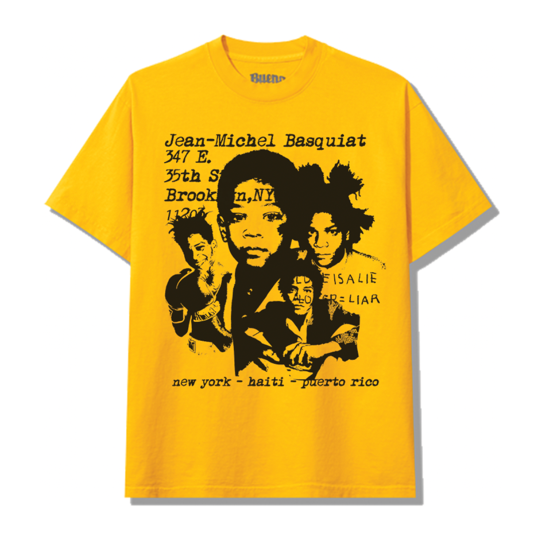 Basquiat Tee in Yellow
