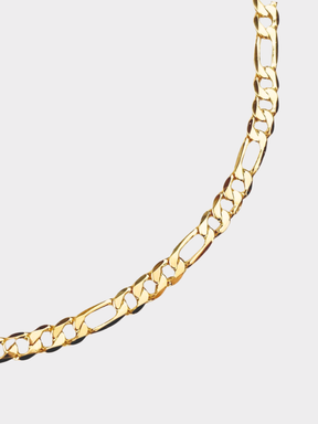 18k Gold Filled 2.5mm Flat Figaro Chain Bracelet