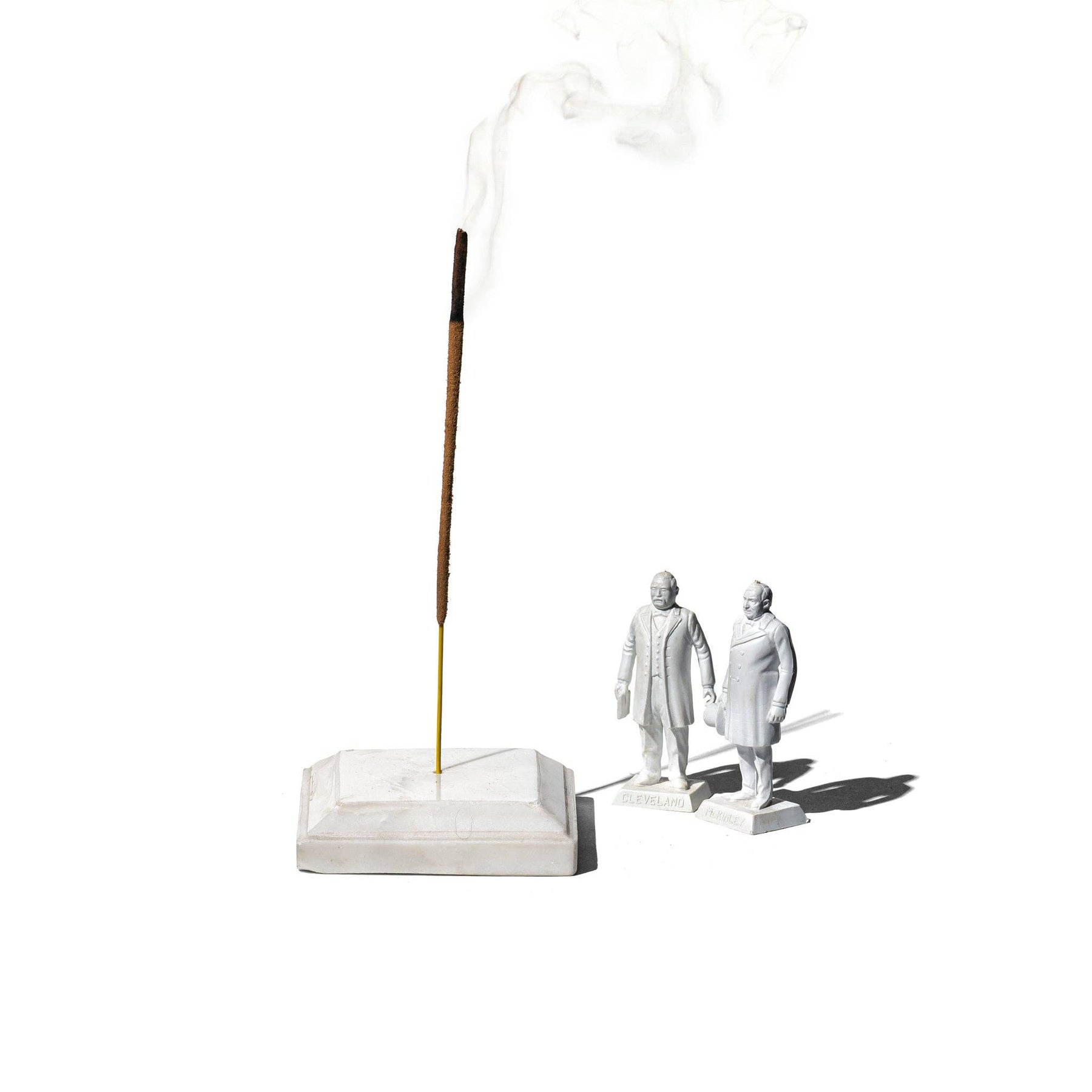 Marble Incense Holder in White