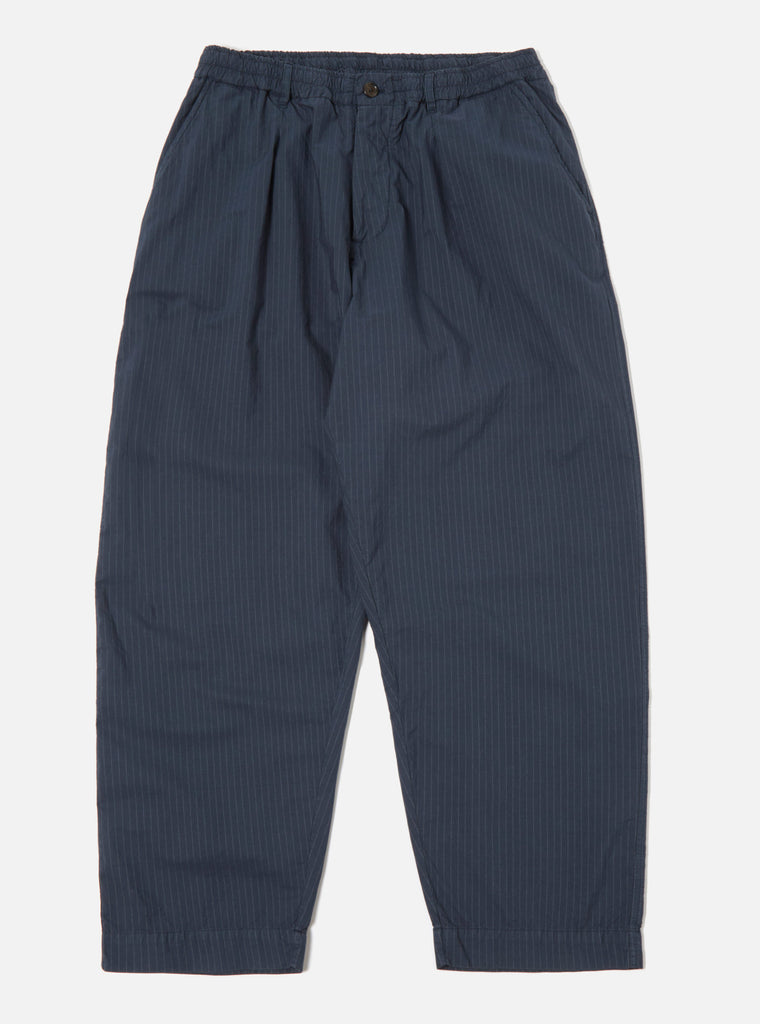 Oxford Pant in Navy Nearly Pinstripe