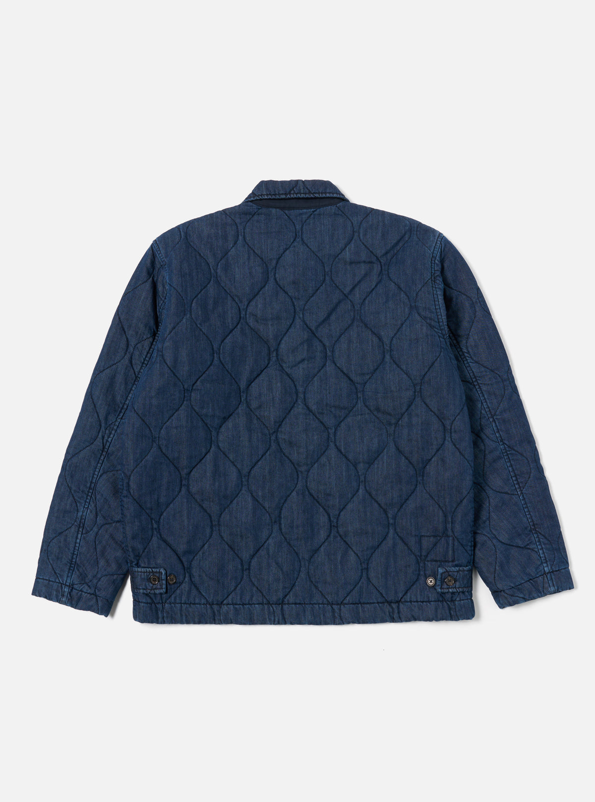 Gower Jacket in Indigo Quilt Denim