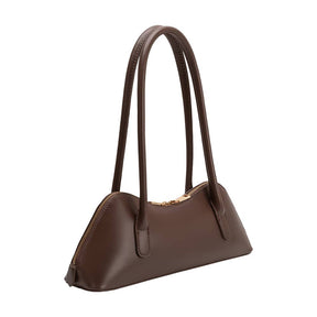 Dakota Chocolate Recycled Vegan Leather Shoulder Bag
