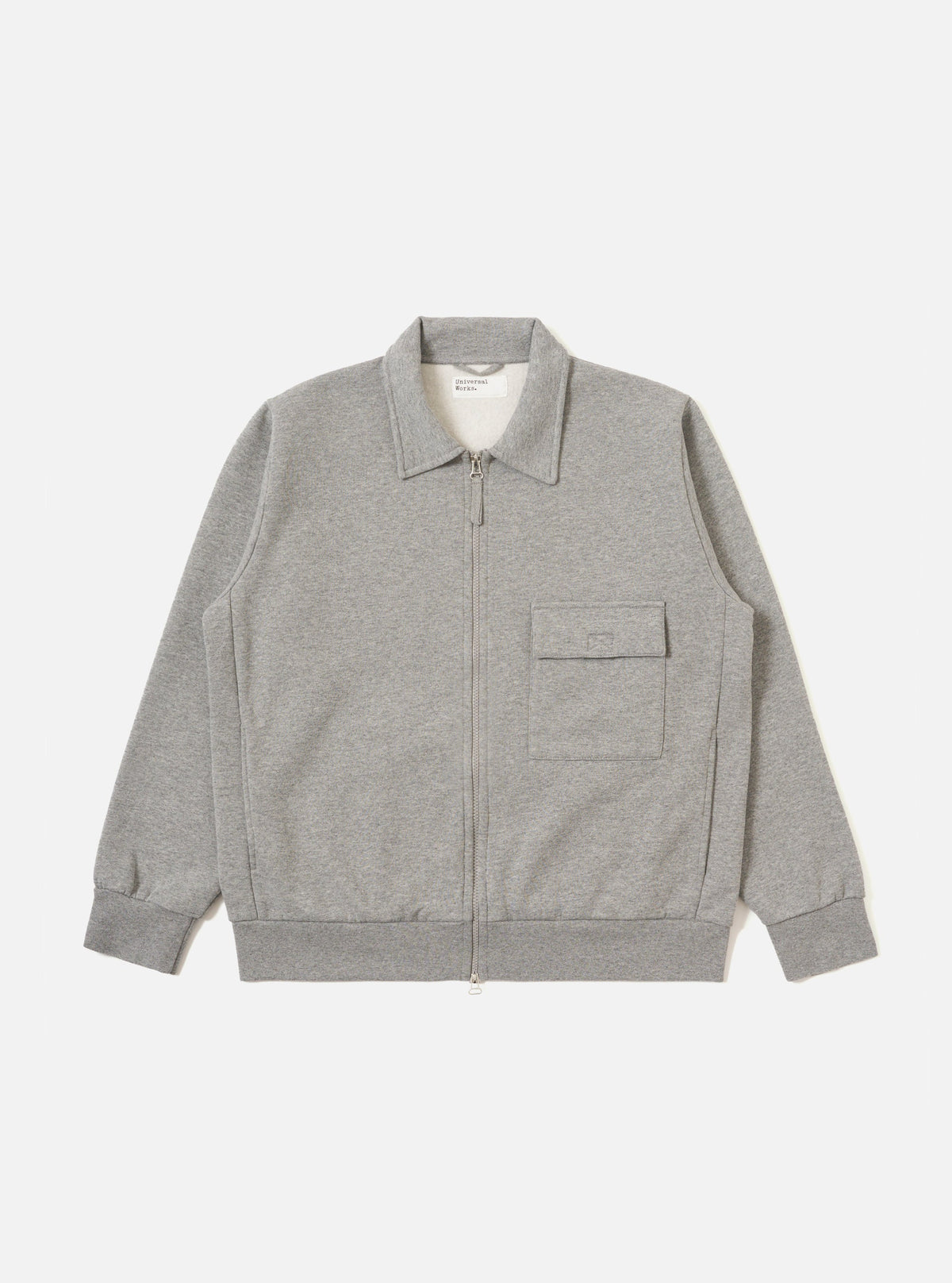 Recycled Cotton Blend Jersey Tyler Jacket in Grey Marl