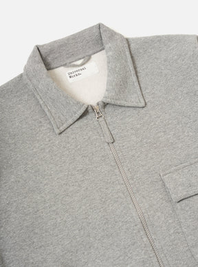 Recycled Cotton Blend Jersey Tyler Jacket in Grey Marl