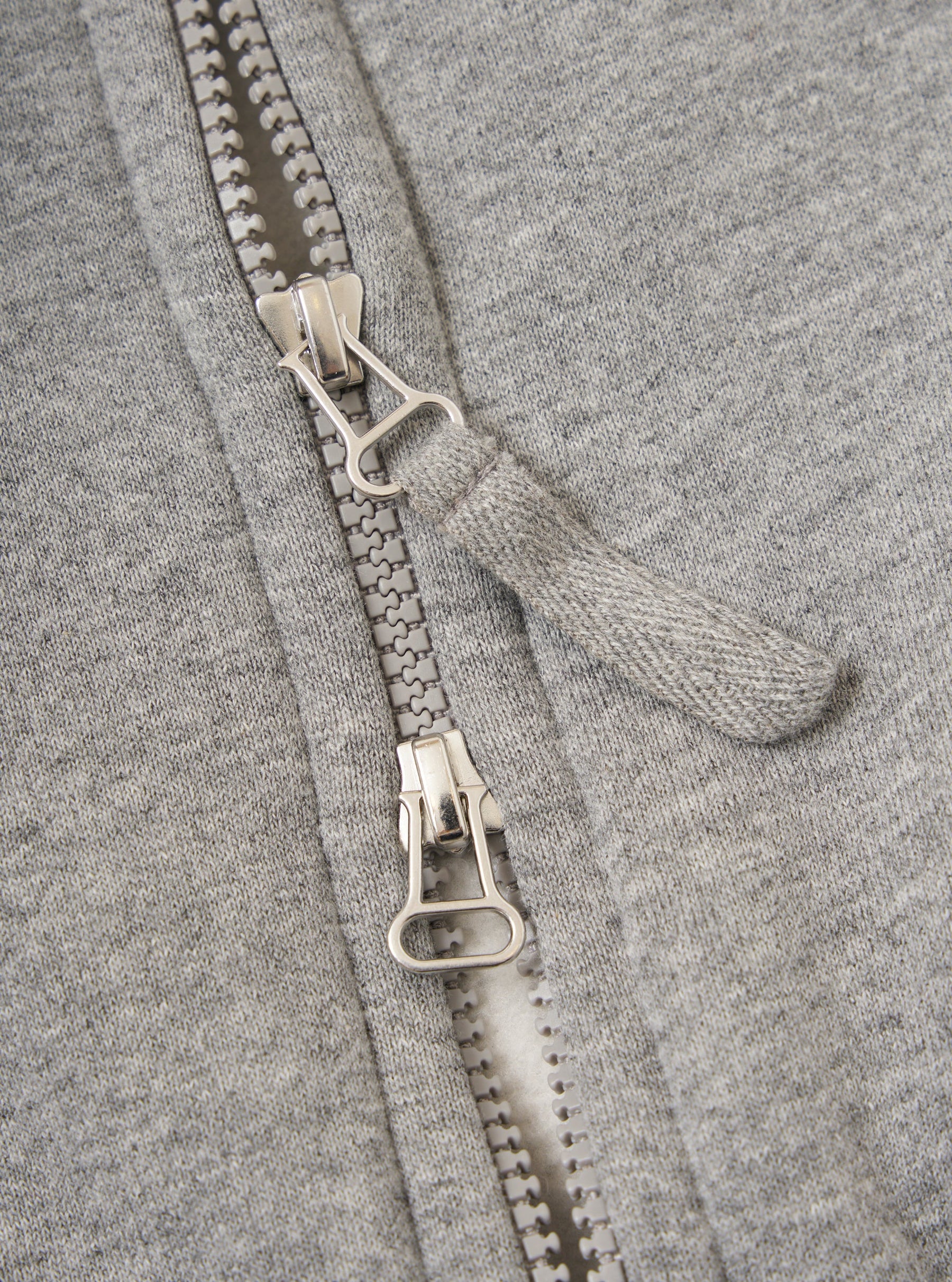 Recycled Cotton Blend Jersey Tyler Jacket in Grey Marl