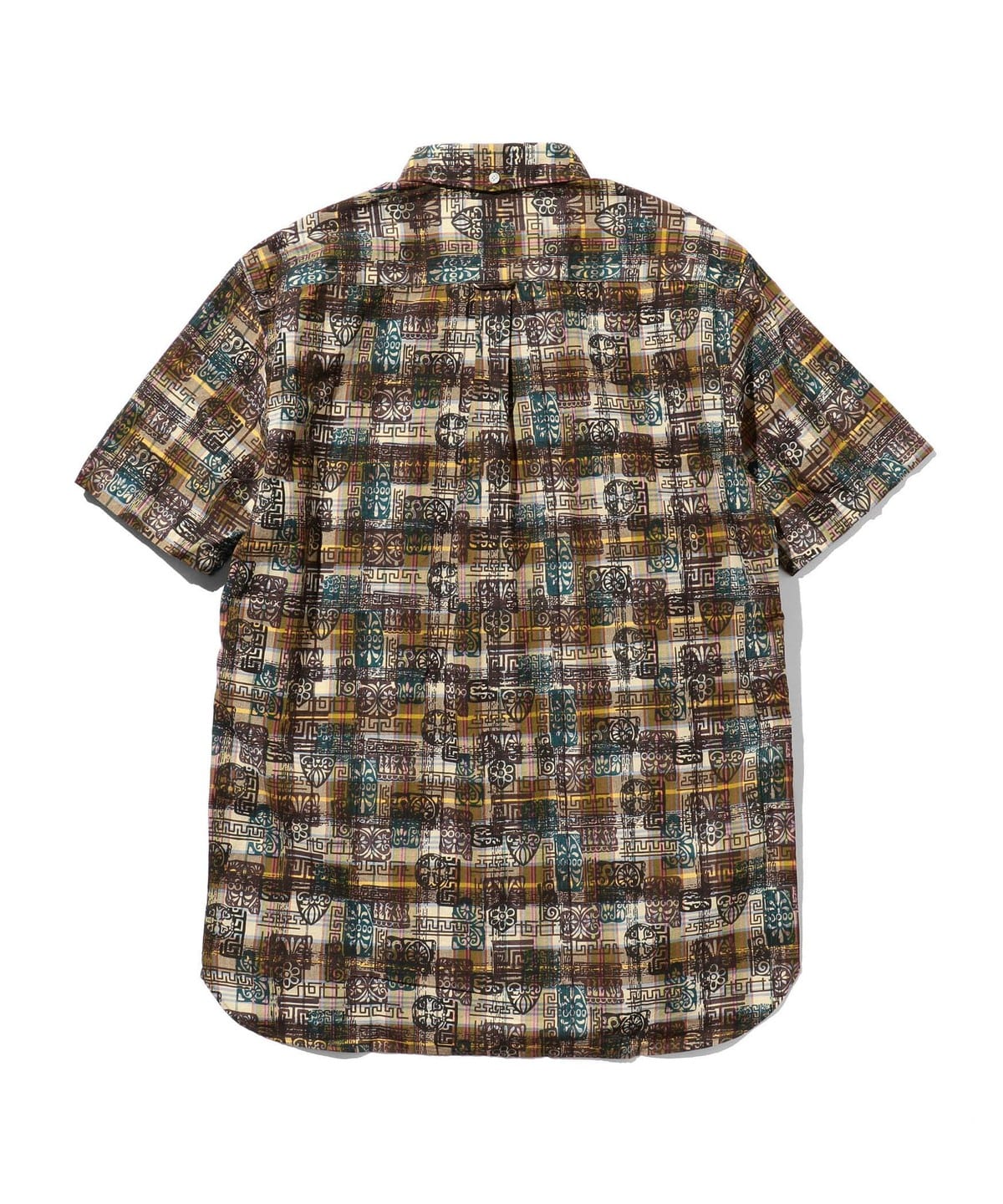 B.D. Short Sleeve Madras on Print