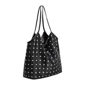 Cathy Black Polka Dot Tote Bag