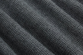 Loop Collar Shirt in Black Marled
