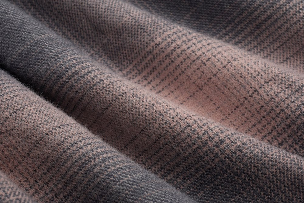 Utility Flannel in Mauve Ombre