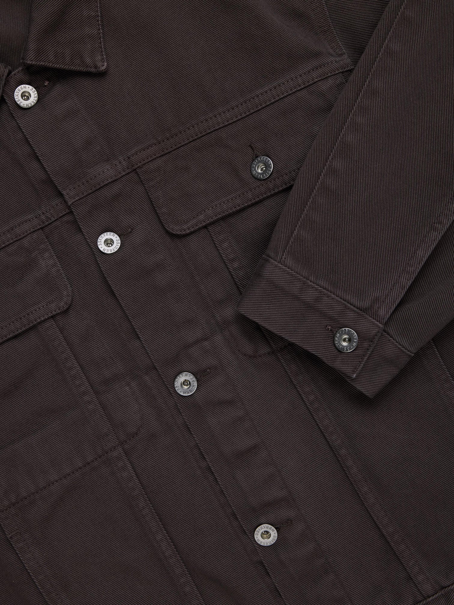 Trucker Jacket in Umber Twill