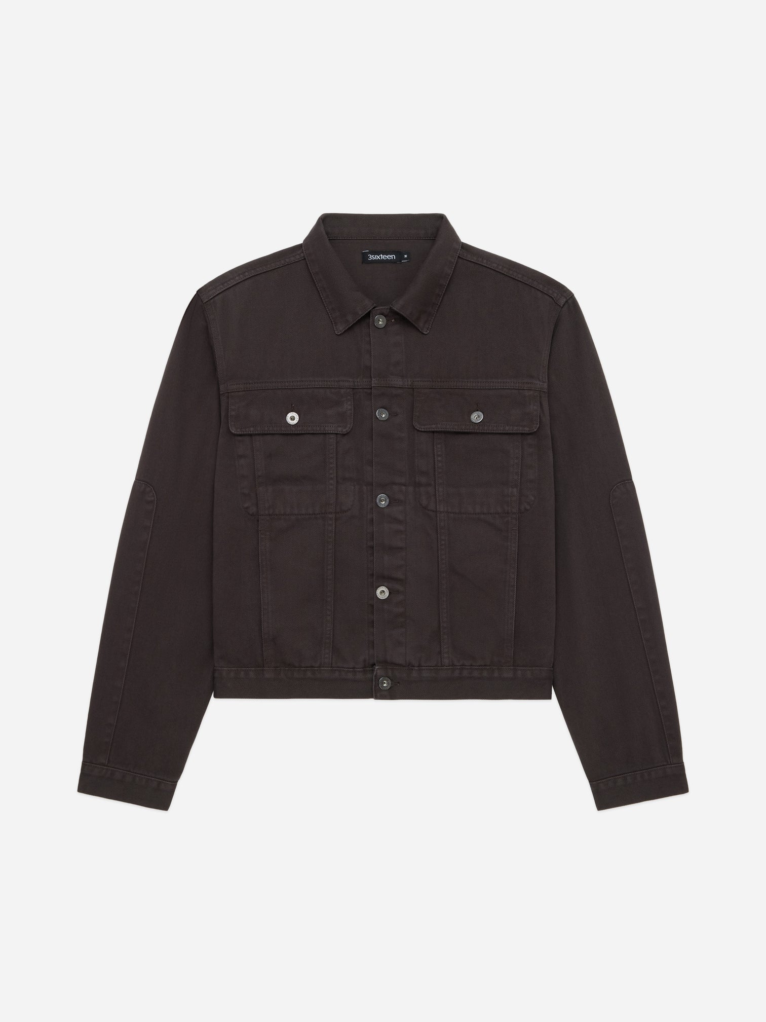 Trucker Jacket in Umber Twill