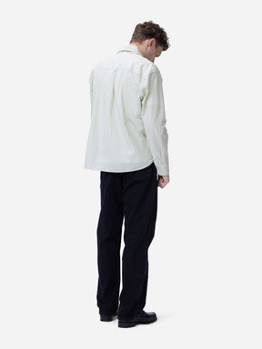 Commuter Shirt in Blue Ecru Stripe