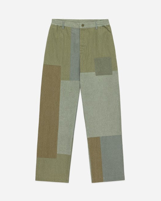 Harvest Pant in Patchwork Olive