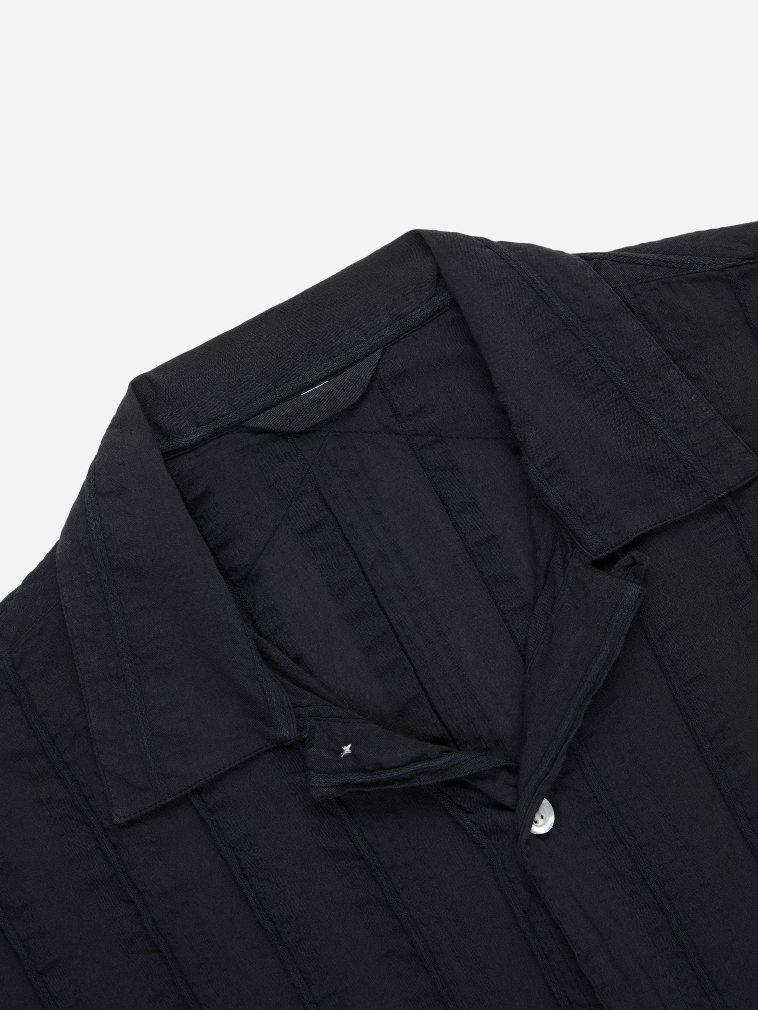 Cabana Shirt in Charcoal Rope Stripe