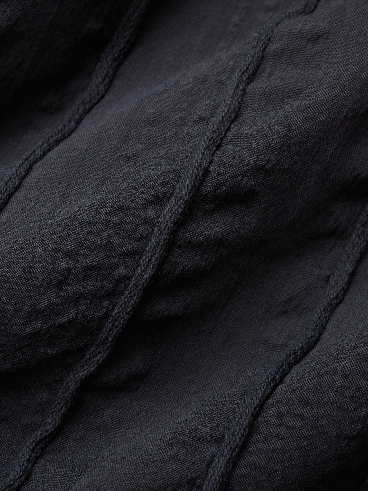 Cabana Shirt in Charcoal Rope Stripe