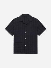 Cabana Shirt in Charcoal Rope Stripe