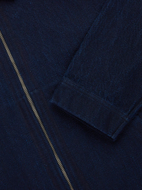 Club Jacket in Indigo Kendo Cloth