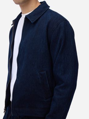 Club Jacket in Indigo Kendo Cloth