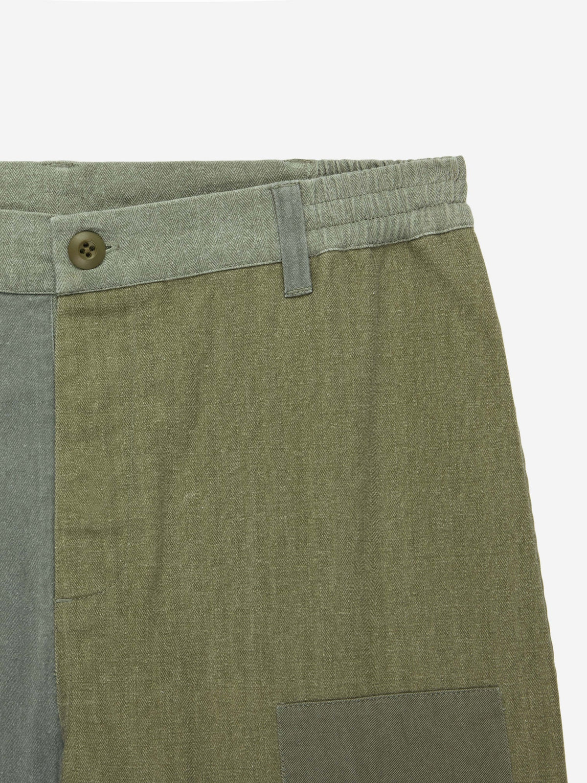 Harvest Pant in Patchwork Olive