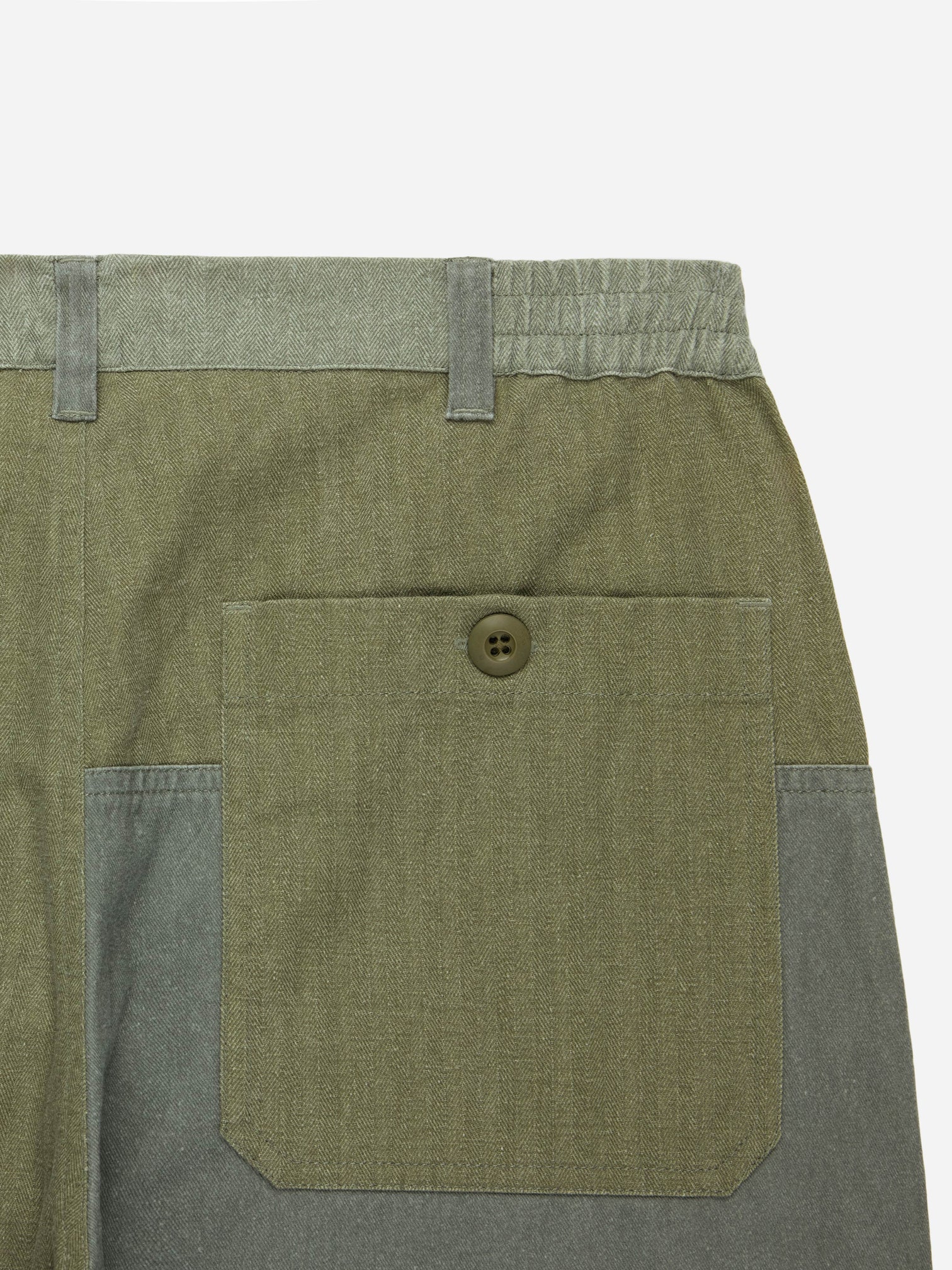 Harvest Pant in Patchwork Olive