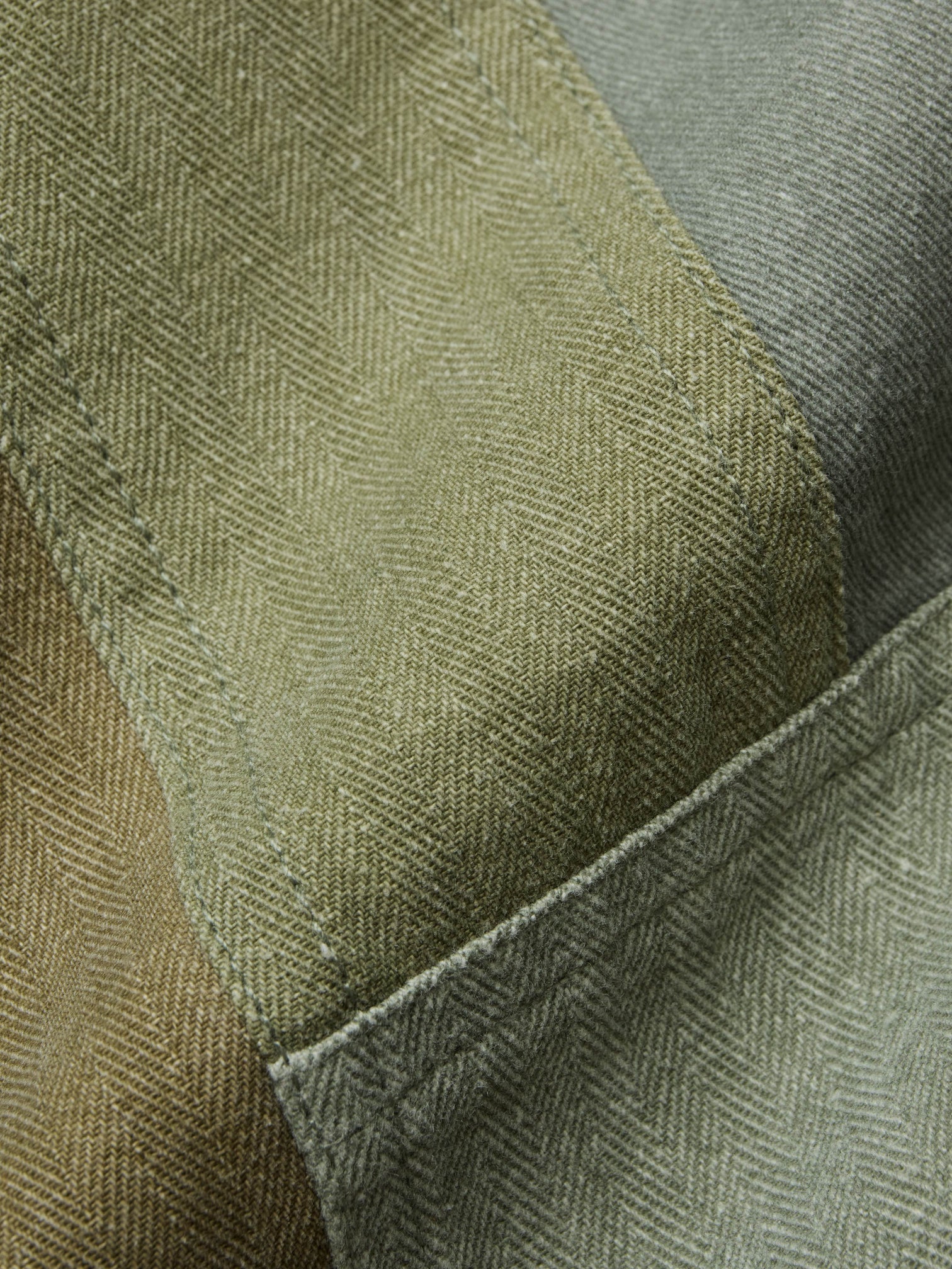 Harvest Pant in Patchwork Olive