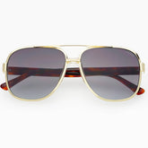 Carter Aviator Sunglasses in Gray