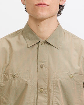 3sixteen Short Sleeve Workshirt in Iridescent Ripstop Homme Essentials 
