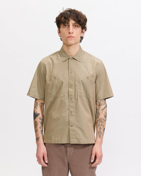 3sixteen Short Sleeve Workshirt in Iridescent Ripstop| Homme Essentials 3sixteen Short Sleeve Workshirt in Iridescent Ripstop| Homme Essentials
