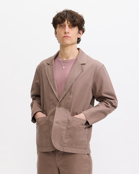 tobacco brown blazer 3sixteen Work Blazer in Tobacco Twill| Homme Essentials tobacco brown blazer 3sixteen Work Blazer in Tobacco Twill| Homme Essentials