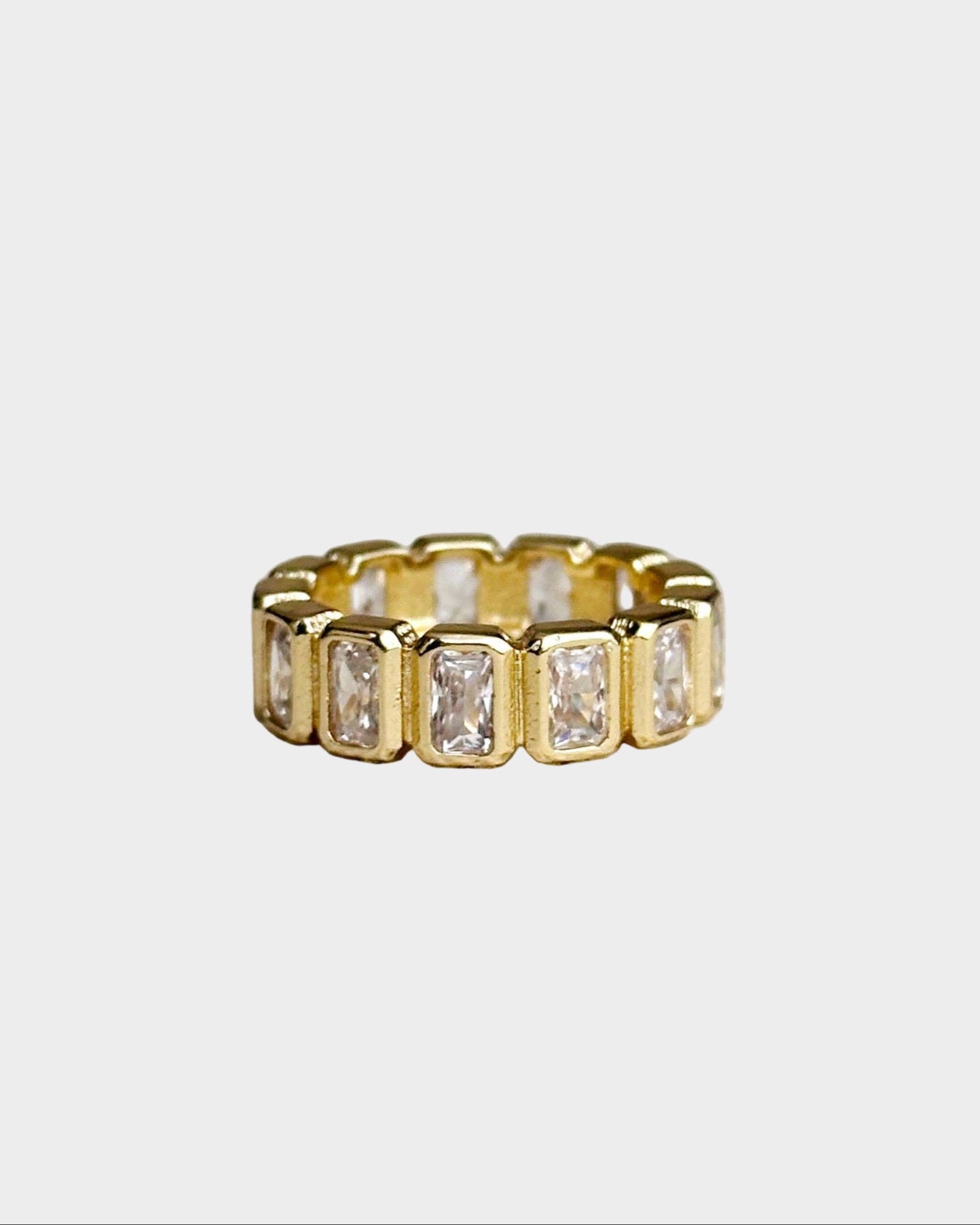 18k Gold Filled Crystal Ring