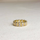 18k Gold Filled Crystal Ring