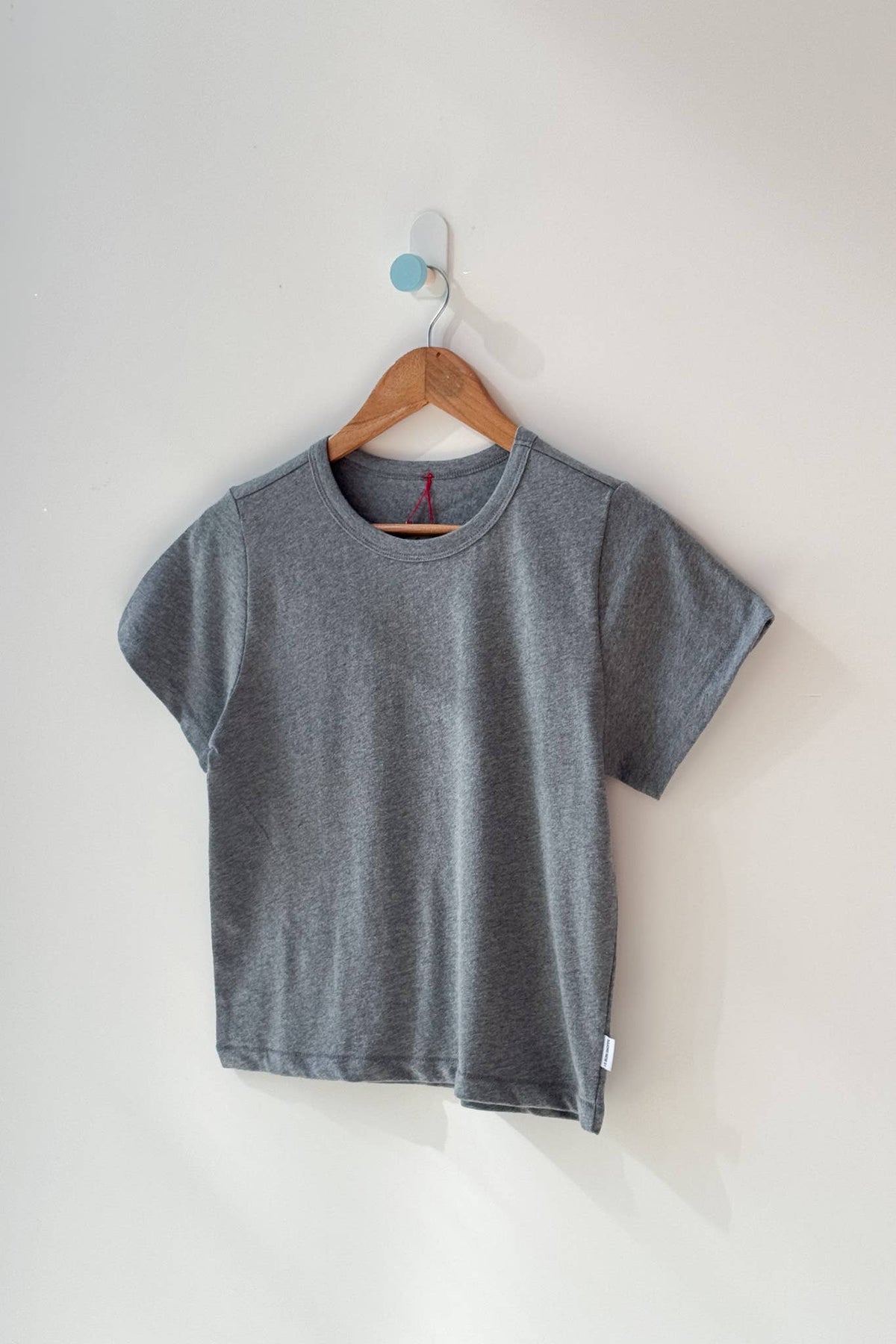 The Boy Tee in Melange Grey