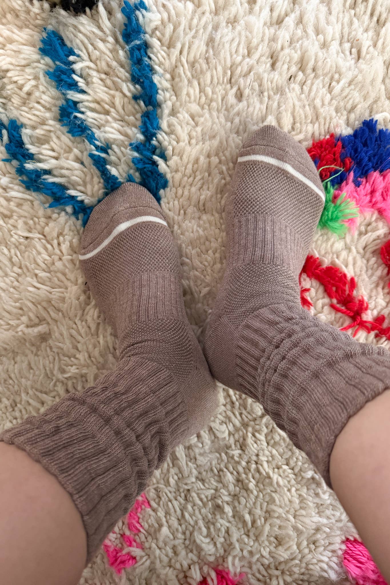 Ballet Socks in Mocha Mousse