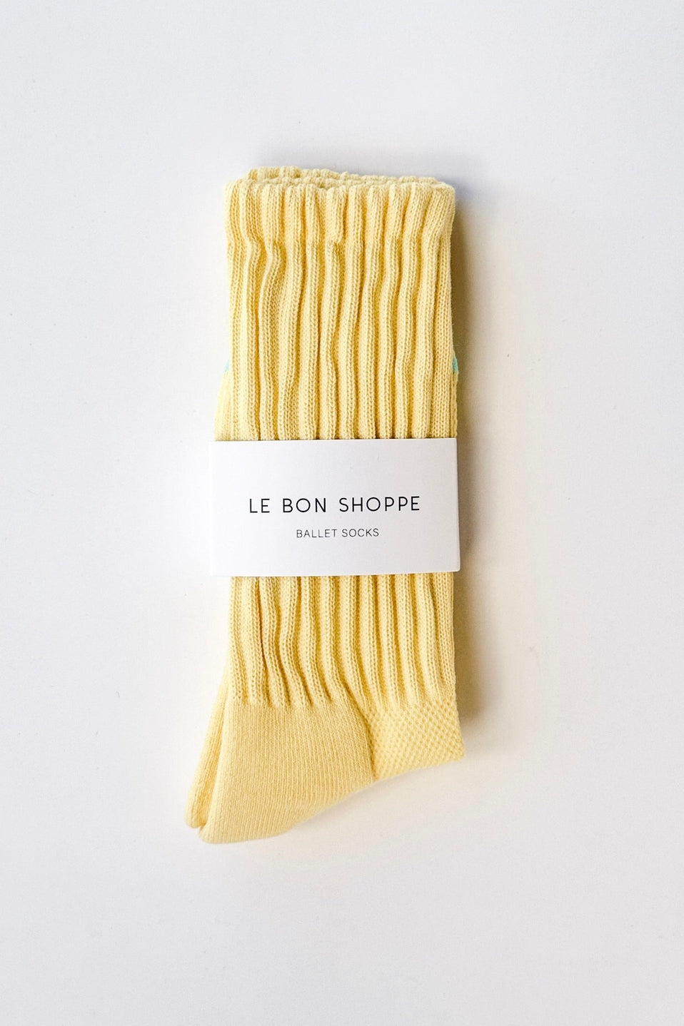 Ballet Socks in Pale Yellow