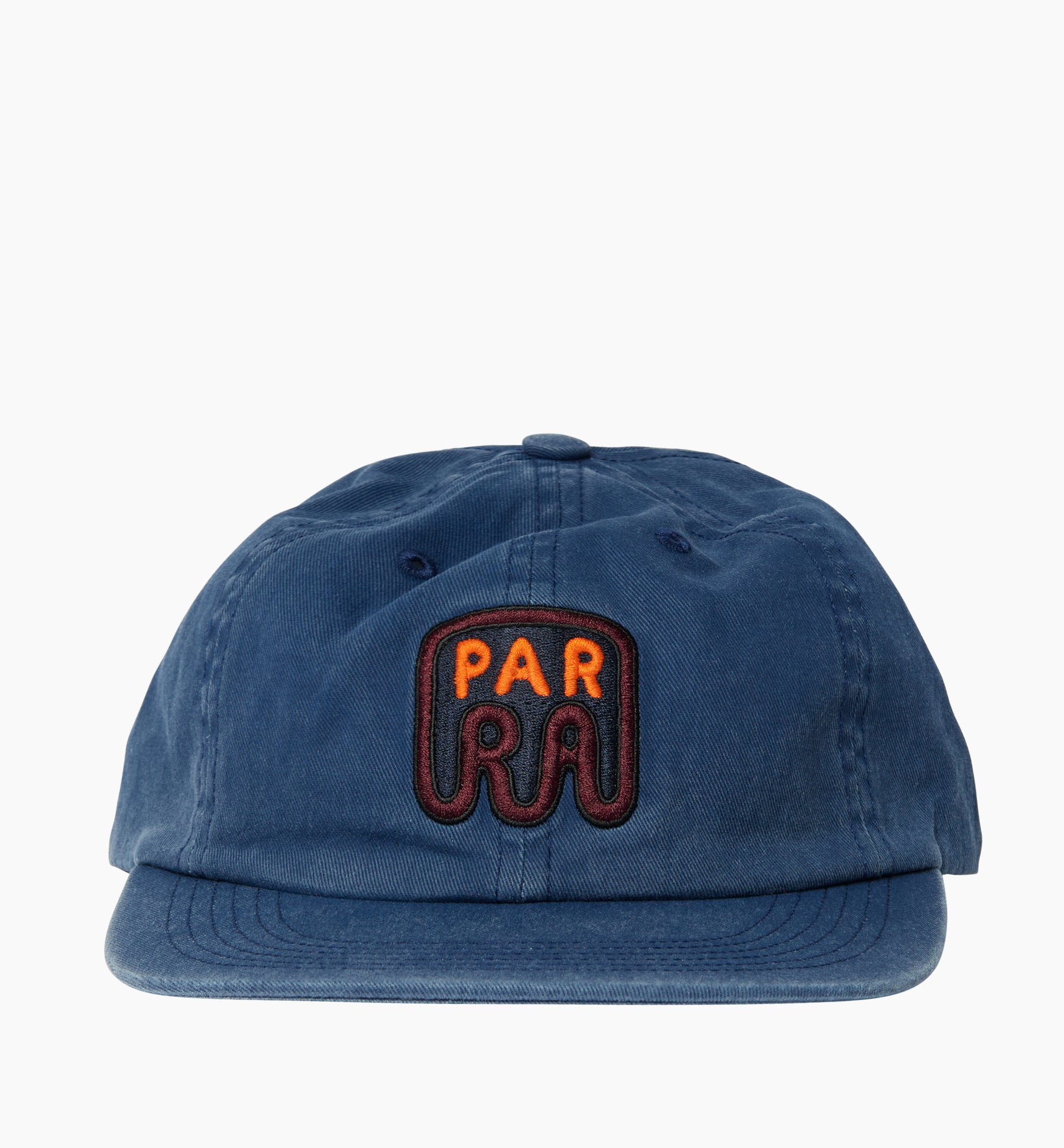 Fast Food Logo Six Panel Hat in Navy Blue