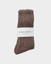 Ballet Socks in Mocha Mousse