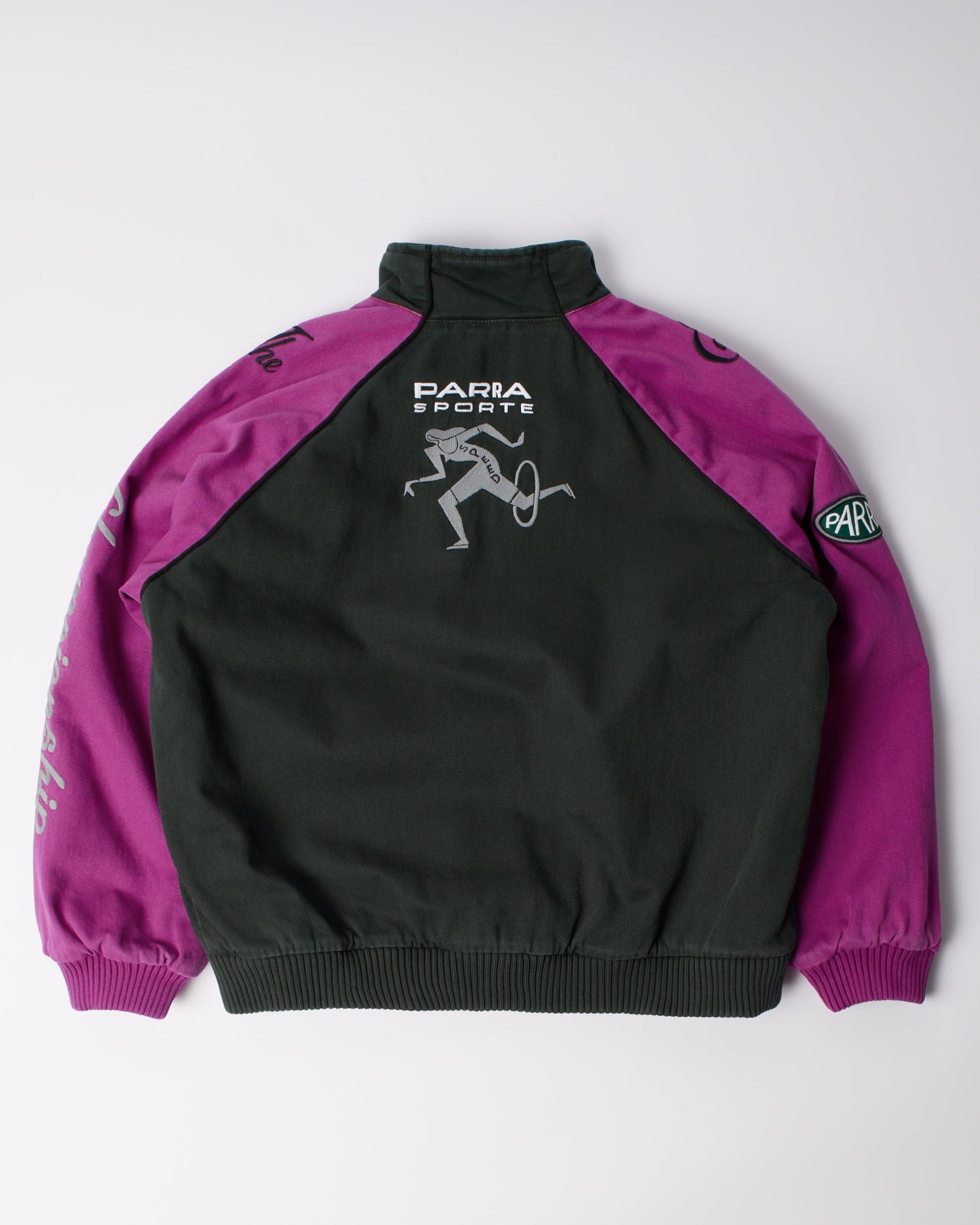 Owl Meets Rat Racing Jacket in Purple