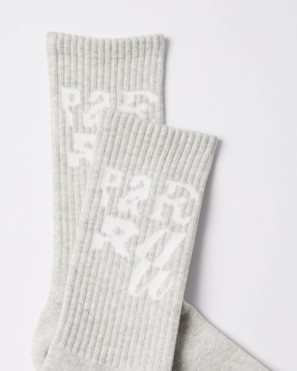 Error Logo Crew Socks in Grey