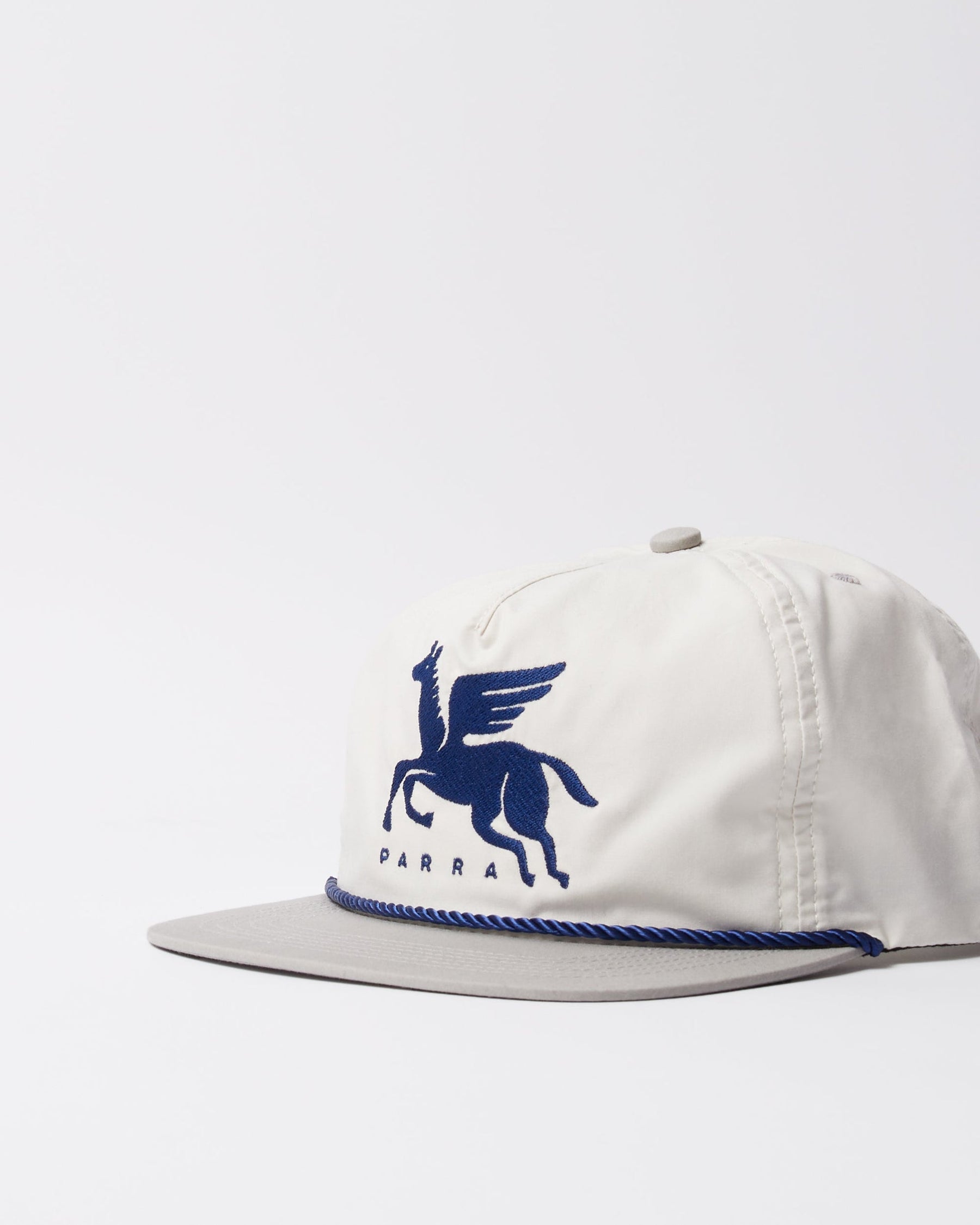 Gasoline 5 Panel Hat in Grey